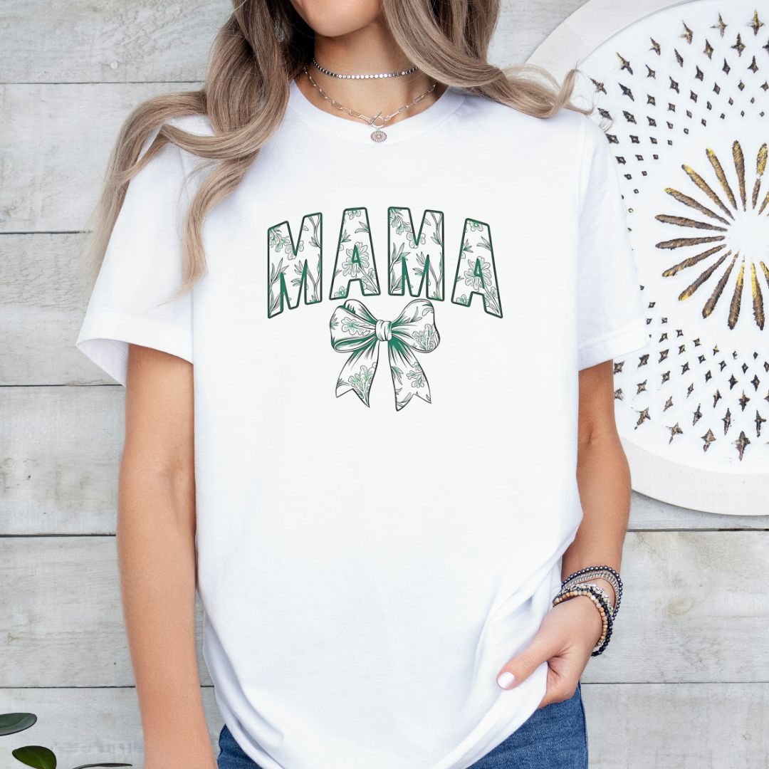 Mama Chinoiserie Bow Tee