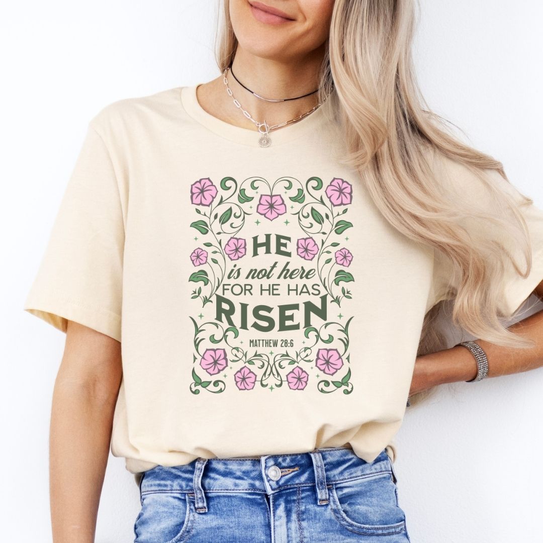 He Has Risen Tee