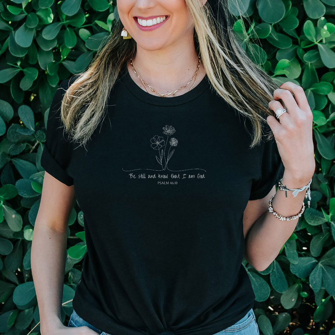 Be Still and Know Wildflower Tee