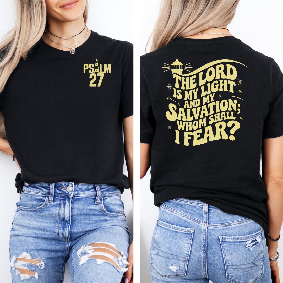 Psalm 27 Lighthouse Tee