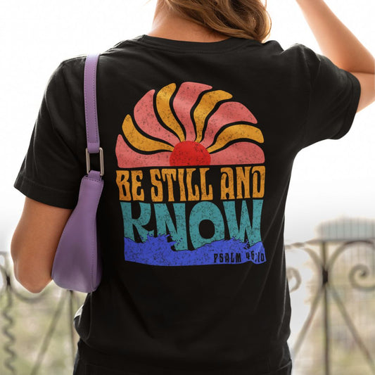 Be Still and Know Beach Tee