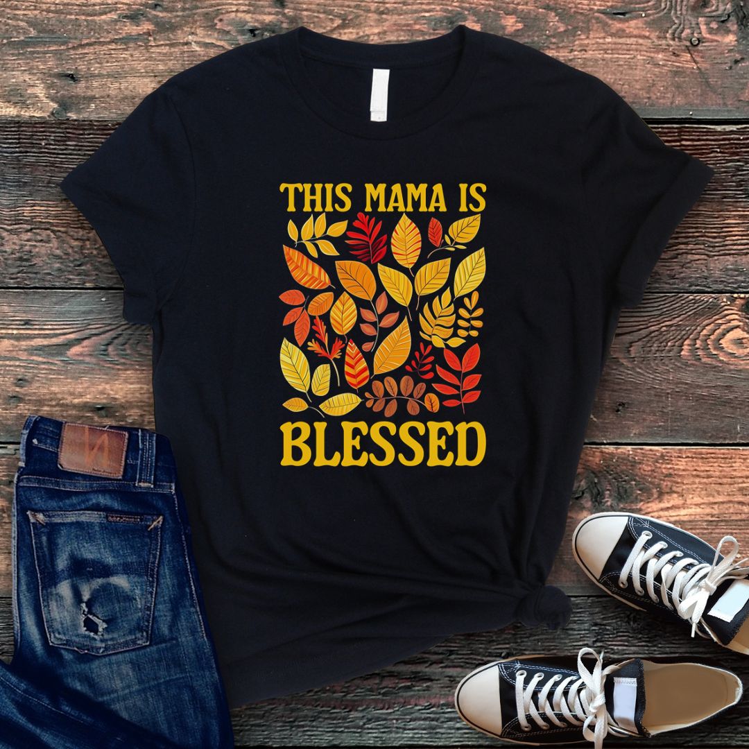 This Mama Is Blessed Fall Tee