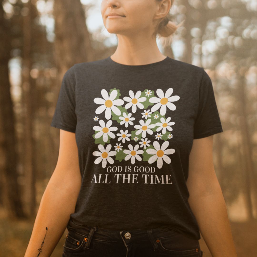 God is Good Daisy Tee