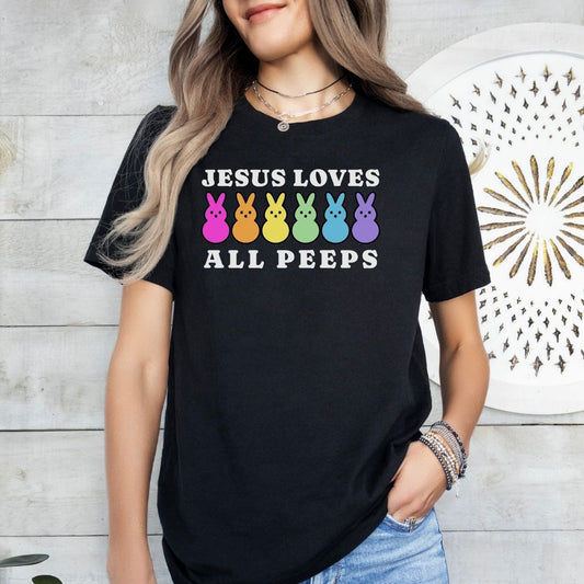 Jesus Loves All Peeps Tee