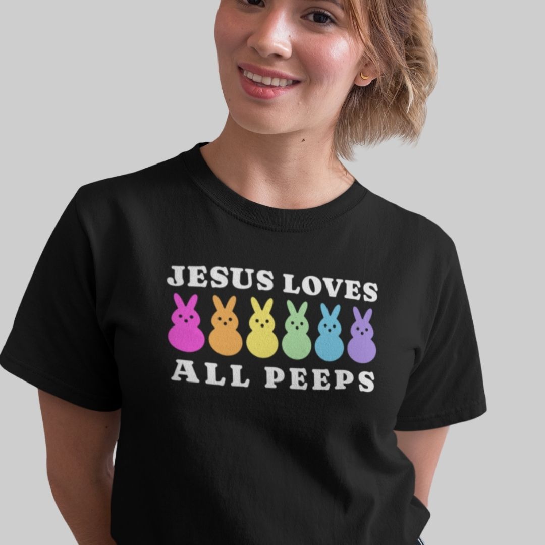 Jesus Loves All Peeps Tee
