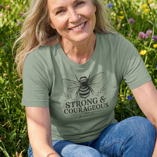 Bee Strong & Courageous Tee