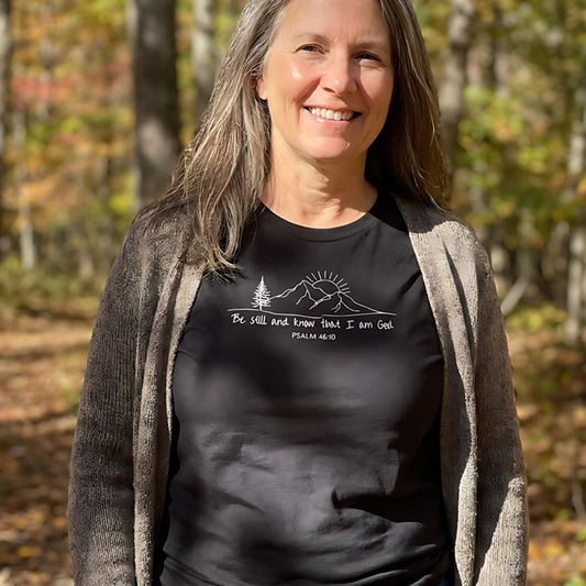 Be Still and Know Mountain Sunrise Tee