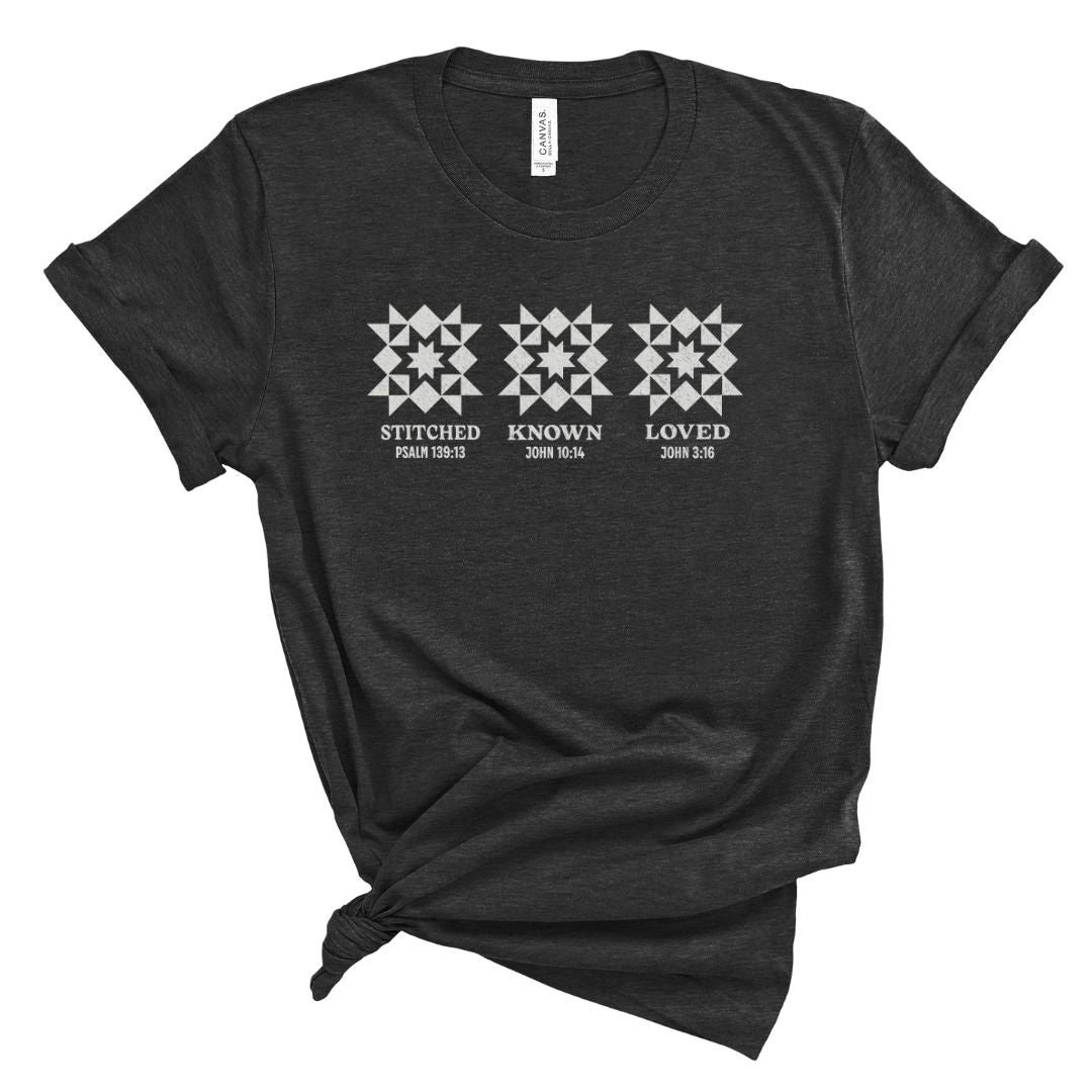 Stitched, Known, Loved Quilt Tee
