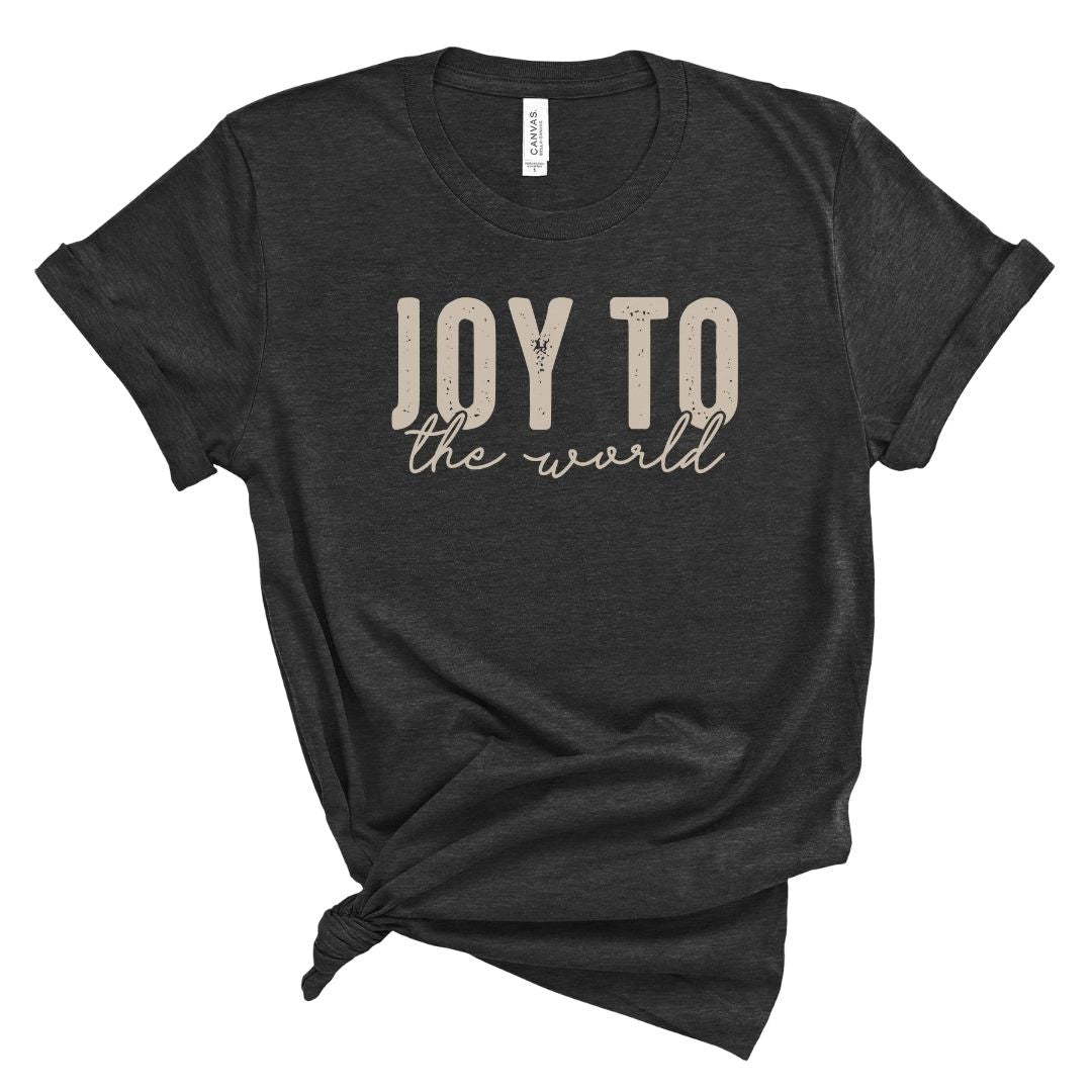 Joy to the World (Dark) Tee