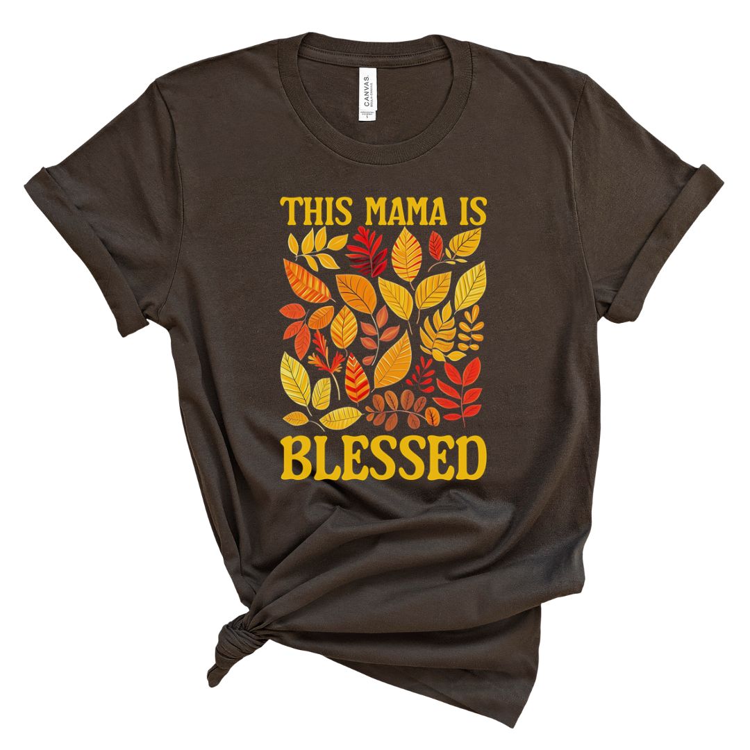This Mama Is Blessed Fall Tee
