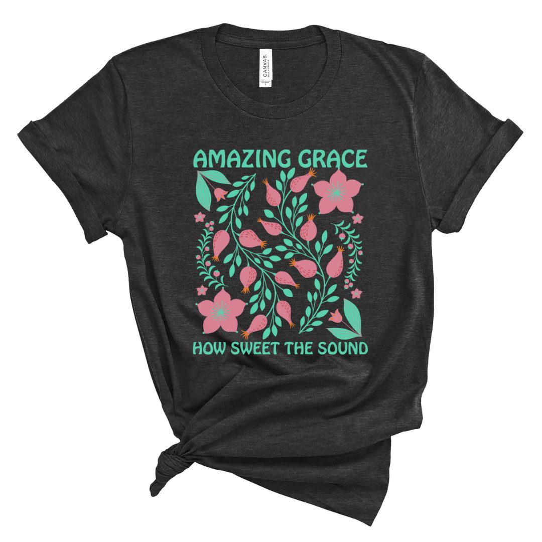 Amazing Grace Floral Tee