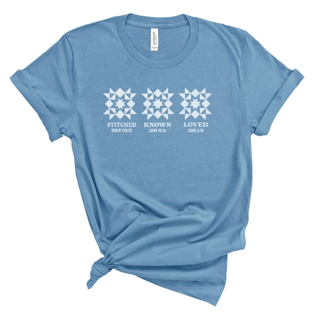 Stitched, Known, Loved Quilt Tee
