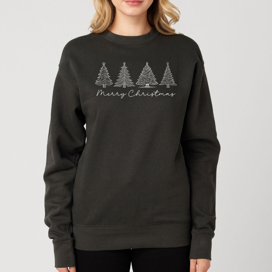 Merry Christmas Tree Sweatshirt