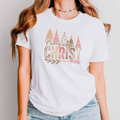 Merry Christmas Tree (Light) Tee