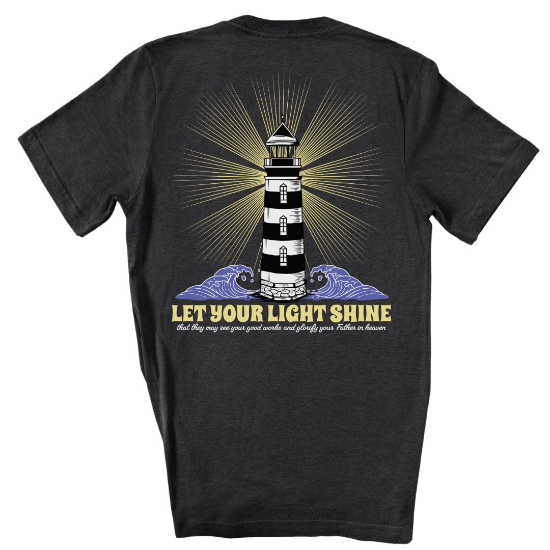Let your light shine Lighthouse tee