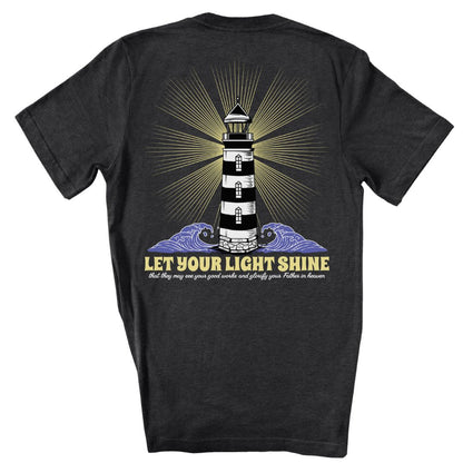 Let your light shine Lighthouse tee