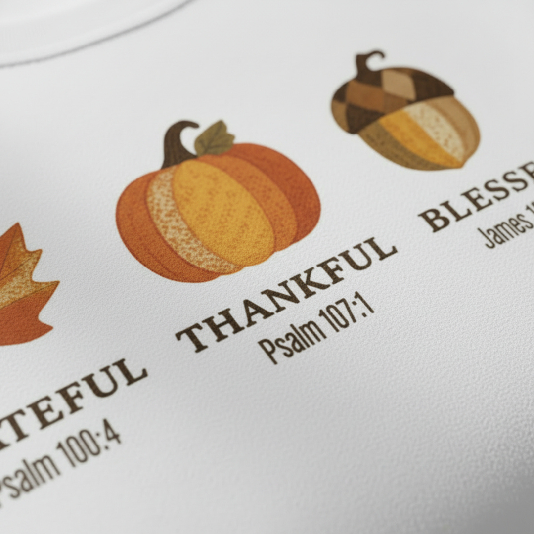 Grateful Thankful Blessed Fall Sweatshirt