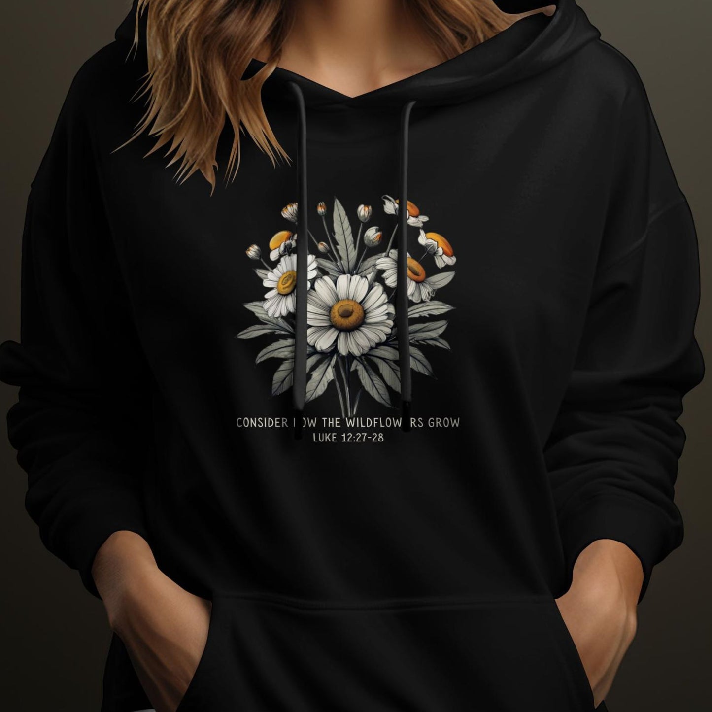 Consider how the wildflowers grow hoodie