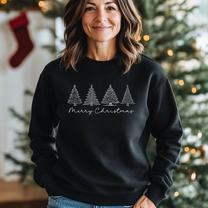 Merry Christmas Tree Sweatshirt