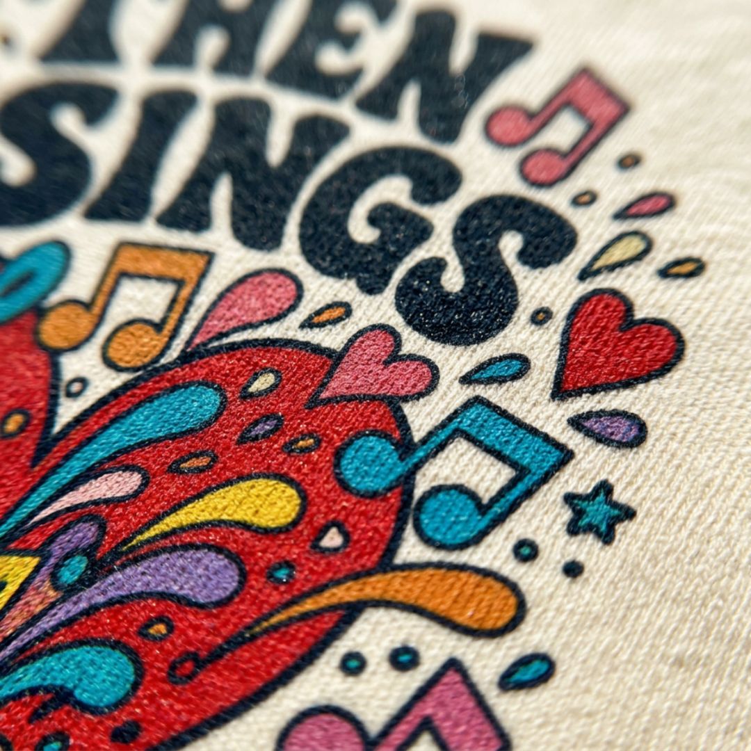 Then Sings My Soul Colorful Hymn Tee