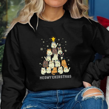 Meowy Christmas Sweatshirt