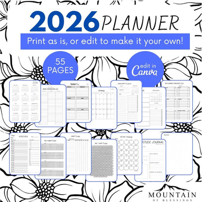 2026 Planner and Calendar