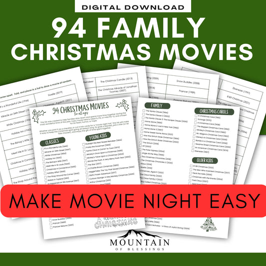 Big List of Family Christmas Movies