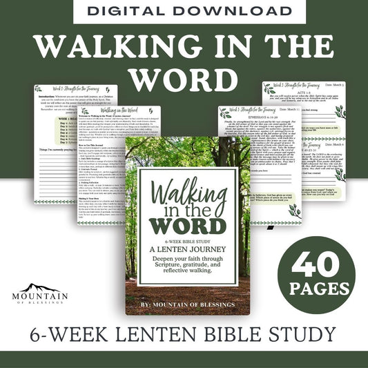 Walking in the Word Lenten Bible Study