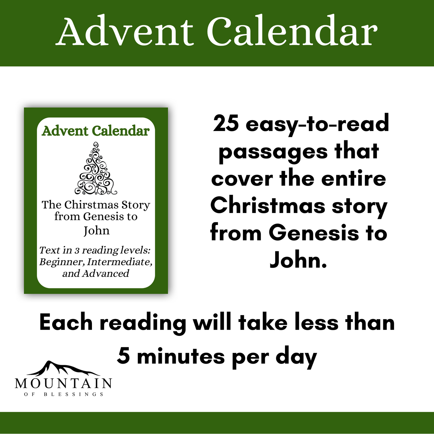 Printable Advent Calendar