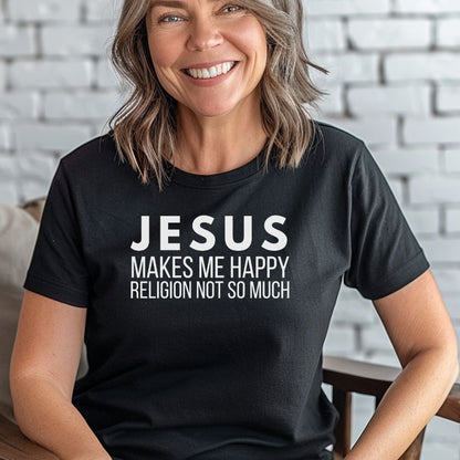 Jesus Makes Me Happy Tee