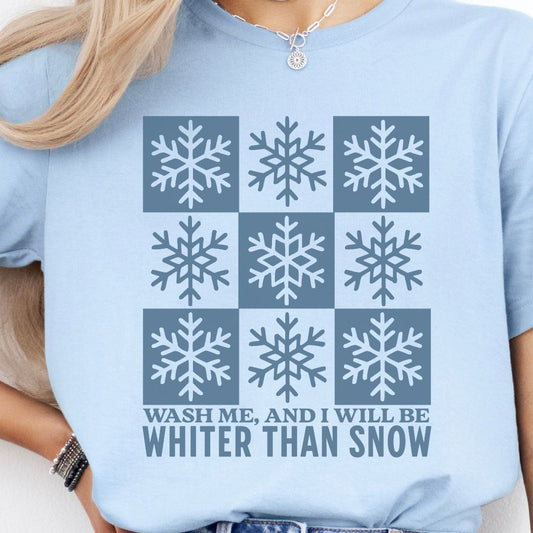 Whiter Than Snow 3x3 Dark Text Tee