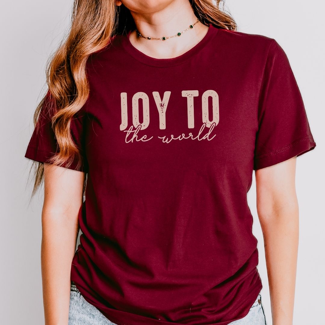 Joy to the World (Dark) Tee