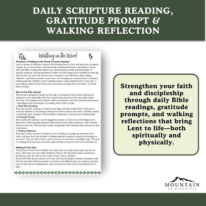 Walking in the Word Lenten Bible Study