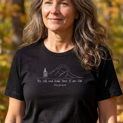 Be Still and Know Mountain Sunrise Tee