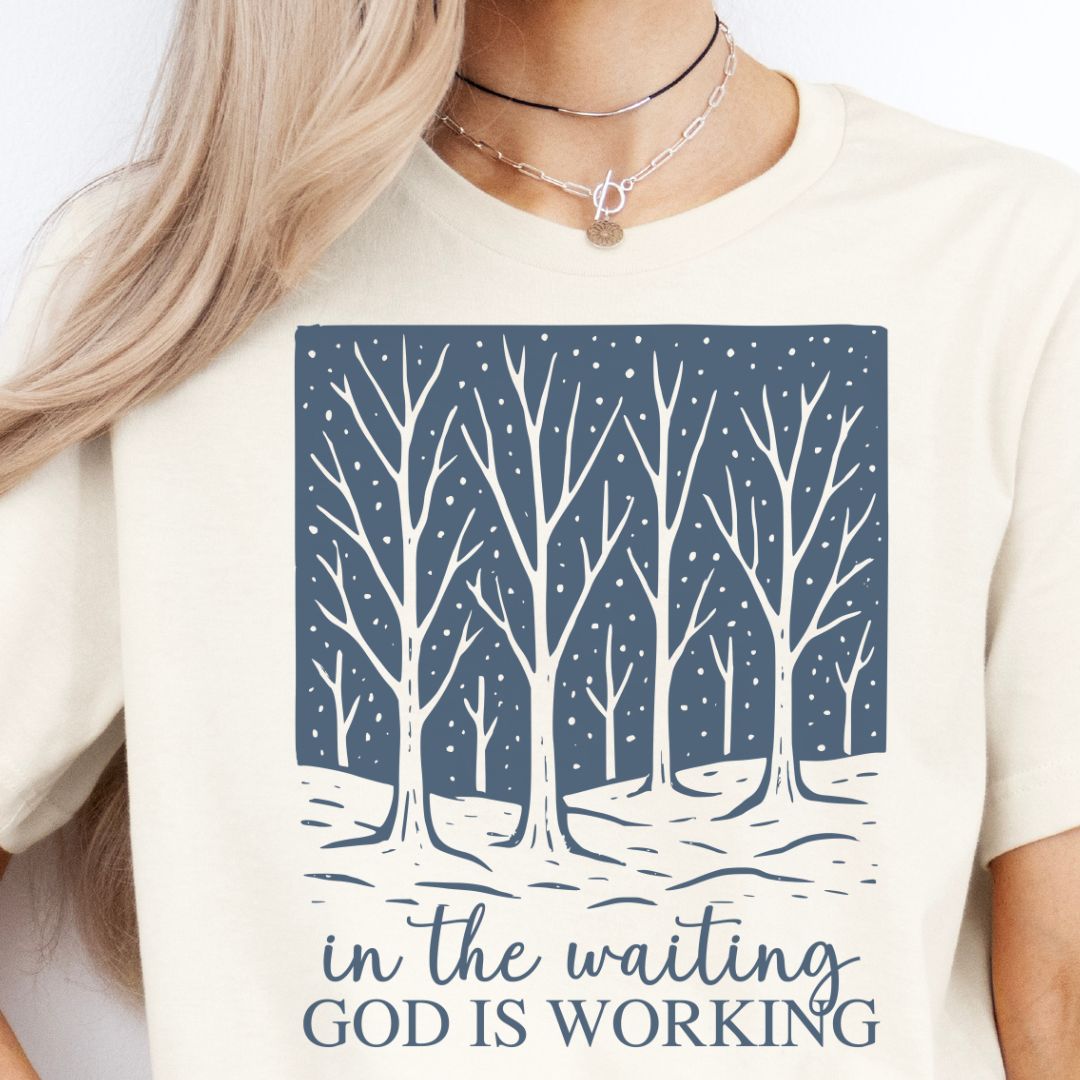 God Is Working Winter Tee