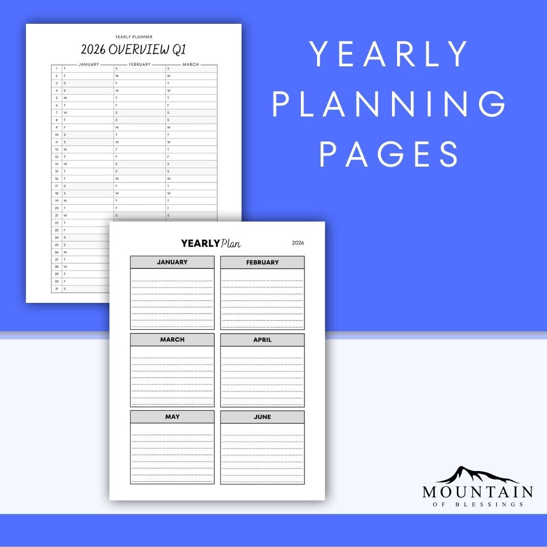 2026 Planner and Calendar