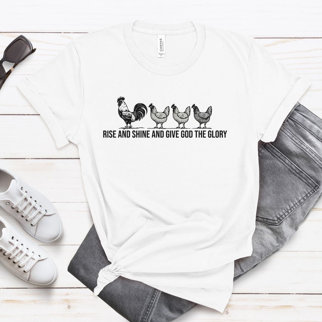 Rise and Shine Chicken Tee