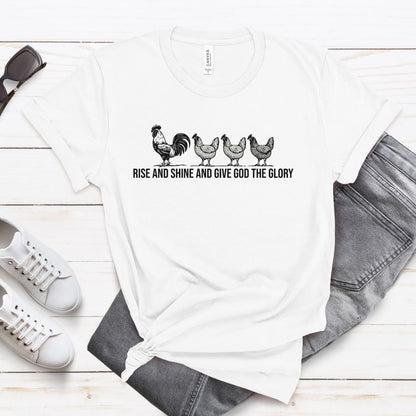 Rise and Shine Chicken Tee