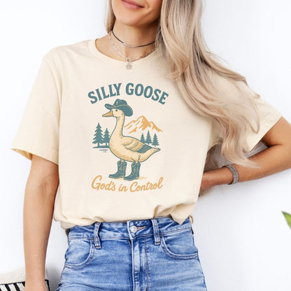 Silly Goose, God is in Control Tee