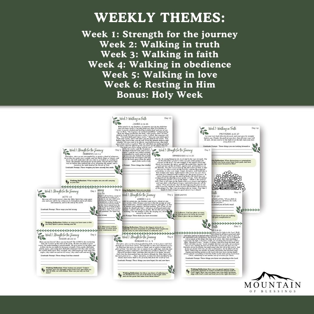 Walking in the Word Lenten Bible Study