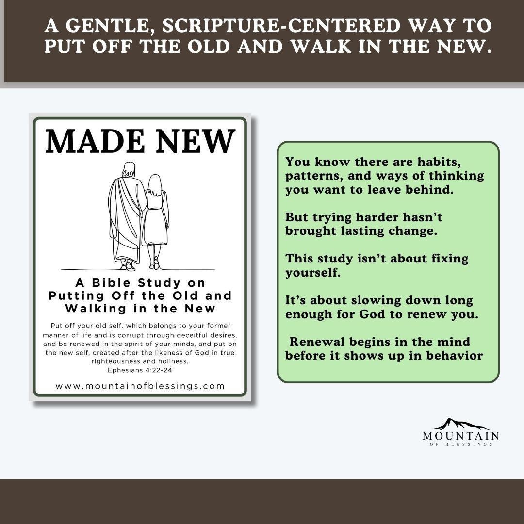 Made New Bible Study Printable