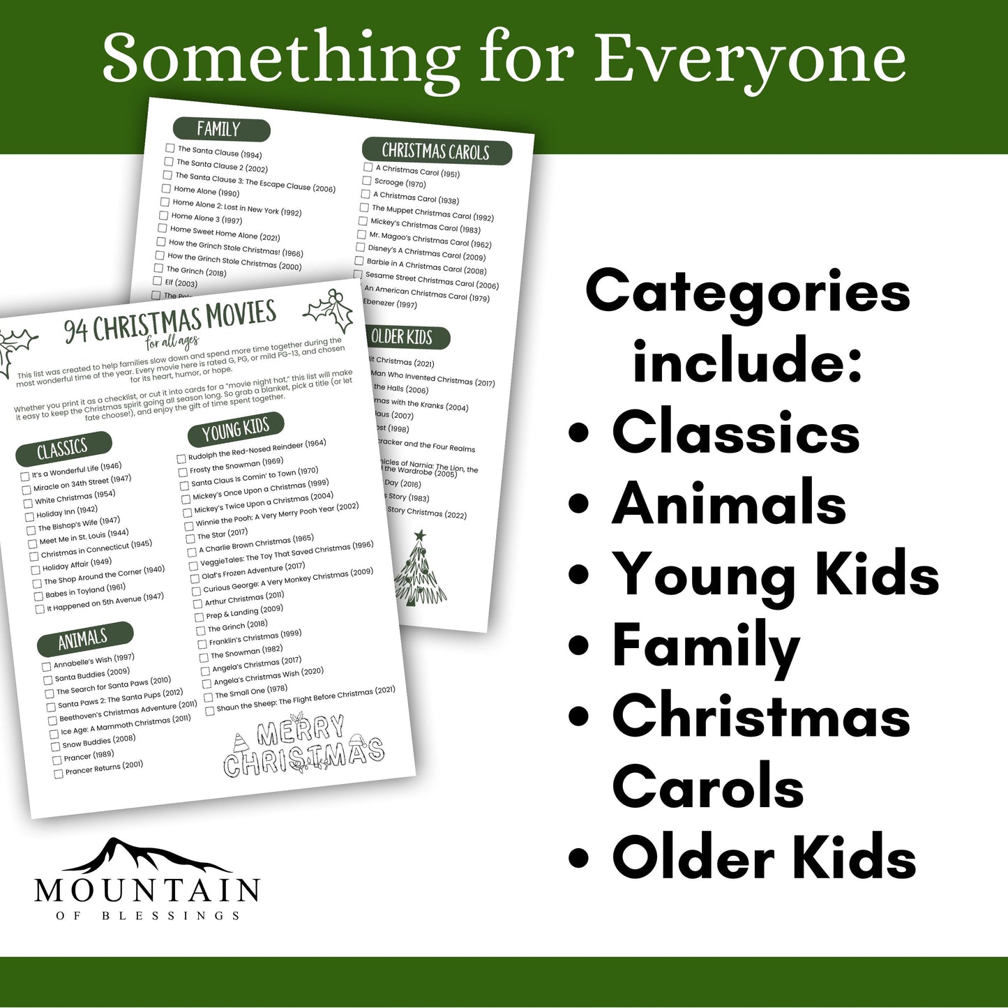 Big List of Family Christmas Movies