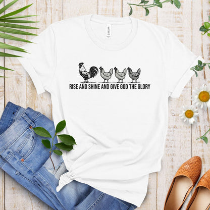 Rise and Shine Chicken Tee