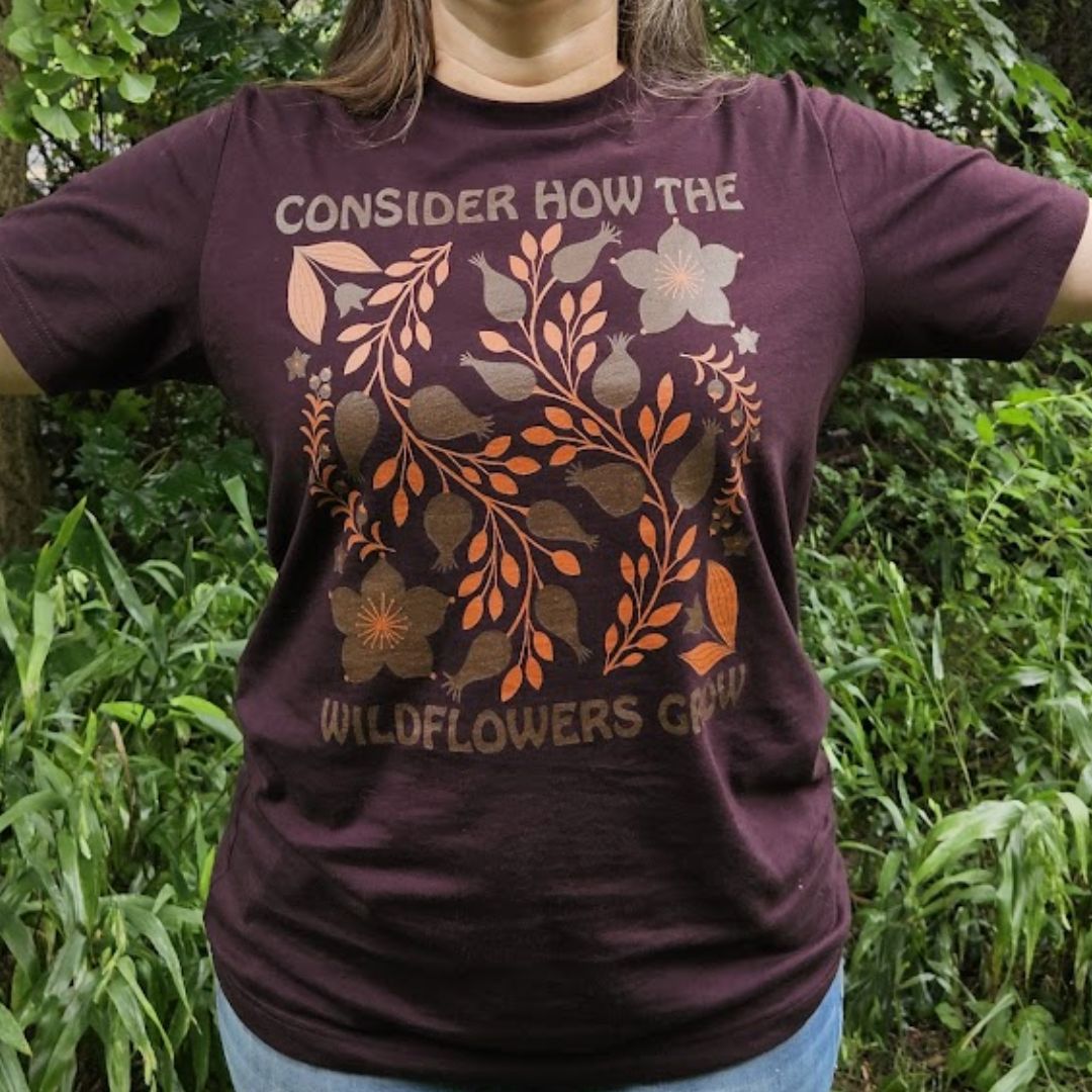 Consider How the Wildflowers Grow Fall tee