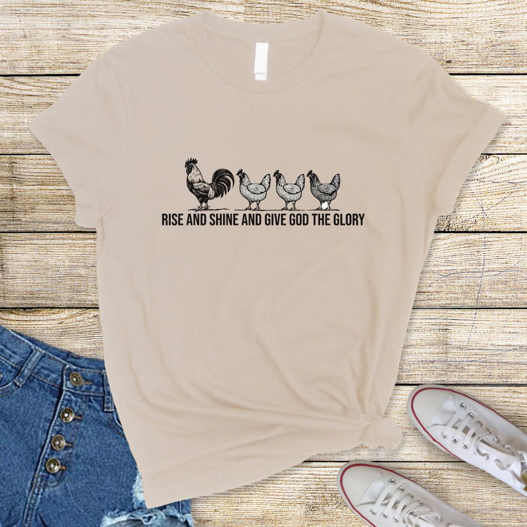 Rise and Shine Chicken Tee