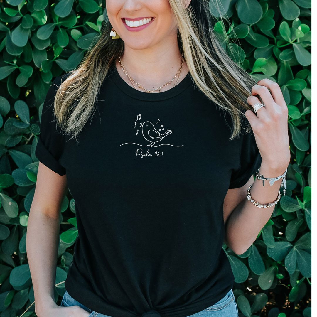 Psalm 96:1 Bird Tee