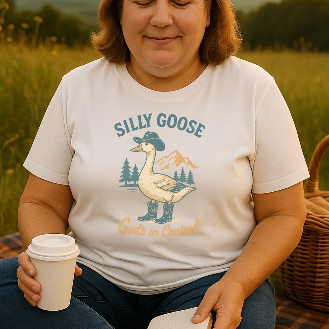 Silly Goose, God is in Control Tee