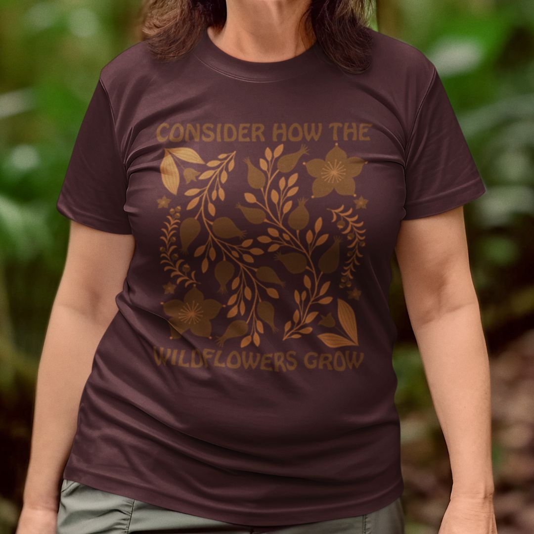 Consider How the Wildflowers Grow Fall tee