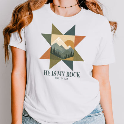 He Is My Rock Tee
