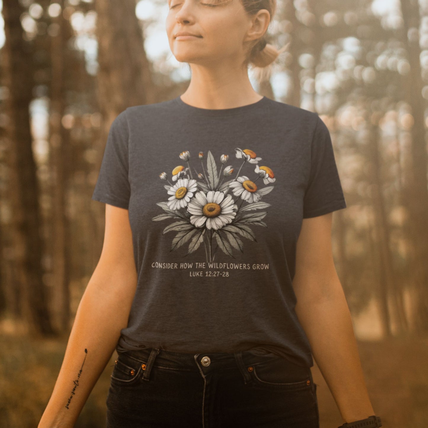 Consider how the wildflowers grow tee